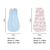 Mums Choice Newborn Baby Cotton Zip Sleeping Bag / Baby Swaddle