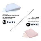 Mums Choice baby wedge pillow / newborn milk spilt prevent ramp pillow