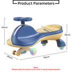 Mums Choice Kids Swivel Ride-On Car | Twisting Toy Car | Child Birthday Present Gift Station