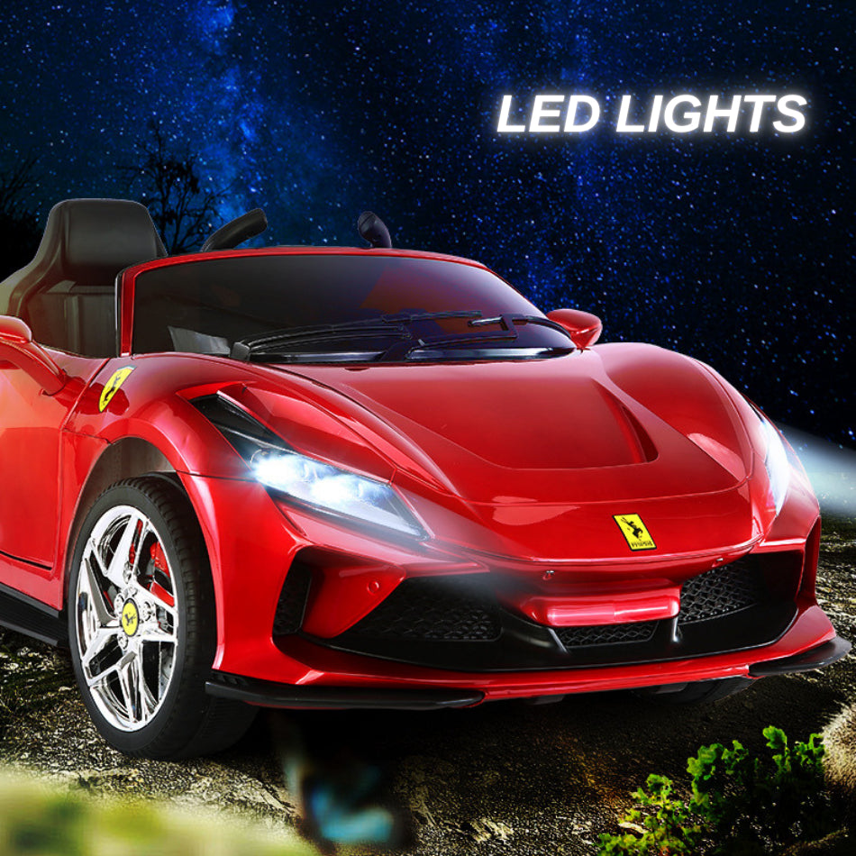 Mums Choice Kids Ferrari F8 Electric Big Toy Car Remote Control | 1+ Years Old l Gift Station