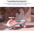 Mums Choice Kids Swivel Ride-On Car | Twisting Toy Car | Child Birthday Present Gift Station