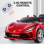 Mums Choice Kids Ferrari F8 Electric Big Toy Car Remote Control | 1+ Years Old l Gift Station