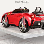 Mums Choice Kids Ferrari F8 Electric Big Toy Car Remote Control | 1+ Years Old l Gift Station