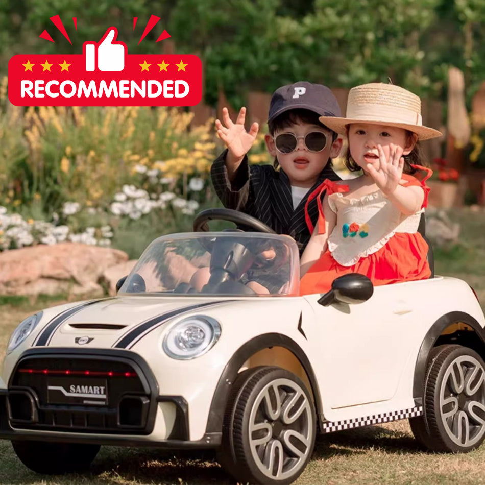 Mums Choice Kids Mini Cooper Electric Big Toy Car Remote Control | 1+ Years Old Gift Station