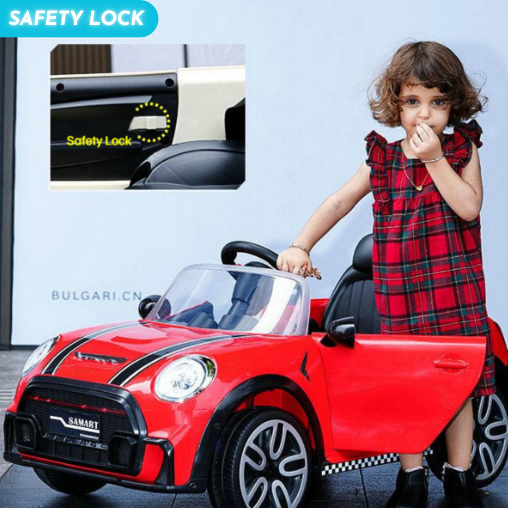 Mums Choice Kids Mini Cooper Electric Big Toy Car Remote Control | 1+ Years Old Gift Station