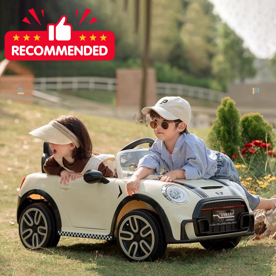Mums Choice Kids Mini Cooper Electric Big Toy Car Remote Control | 1+ Years Old Gift Station