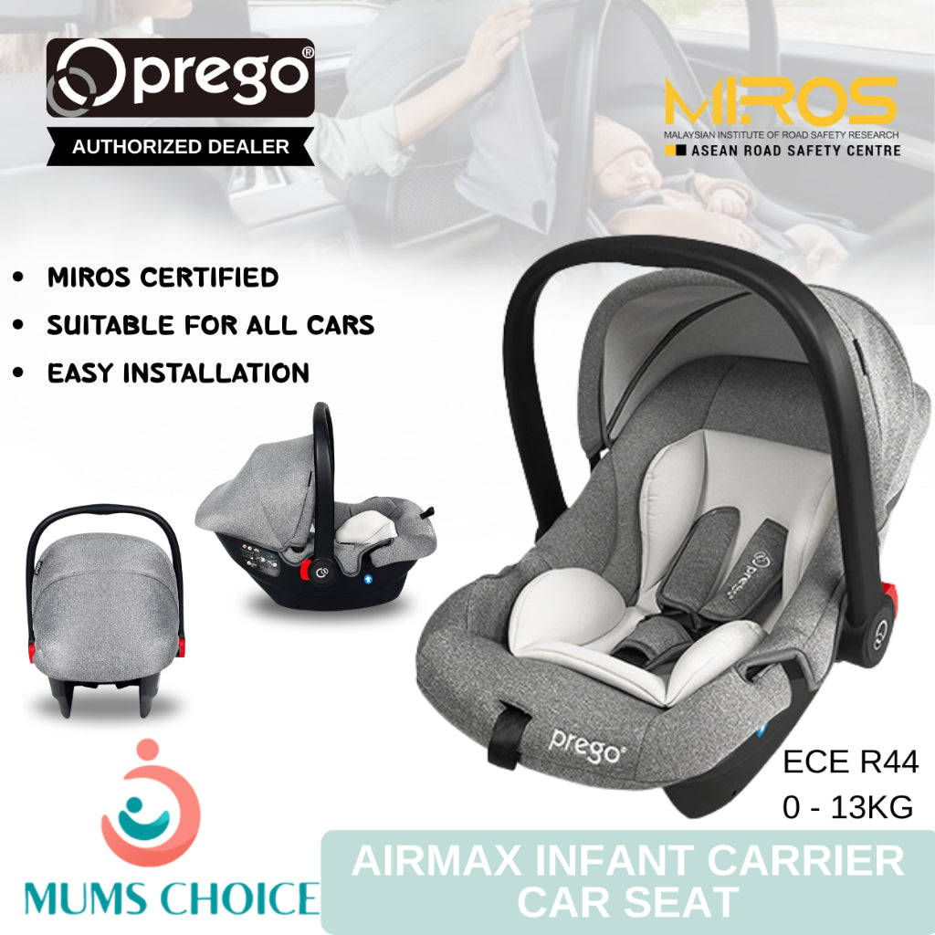 Prego Baby Airmax Infant Portable Car Seat Carrier 0-13KG
