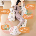 Mums Choice Pregnant Women's Pillows, Waist Protection, Side Sleeping Pillows, Abdominal Support