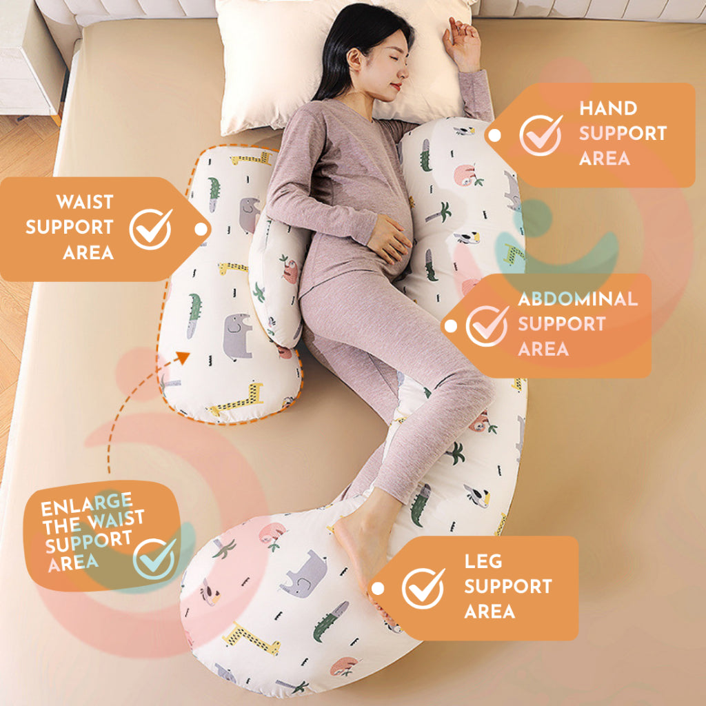 Mums Choice Pregnant Women's Pillows, Waist Protection, Side Sleeping Pillows, Abdominal Support