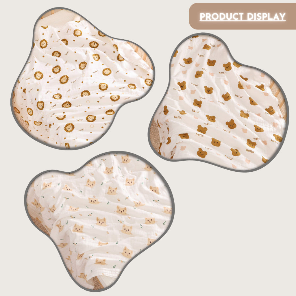 Mums Choice Baby Cotton Gauze Absorbent Baby Towel