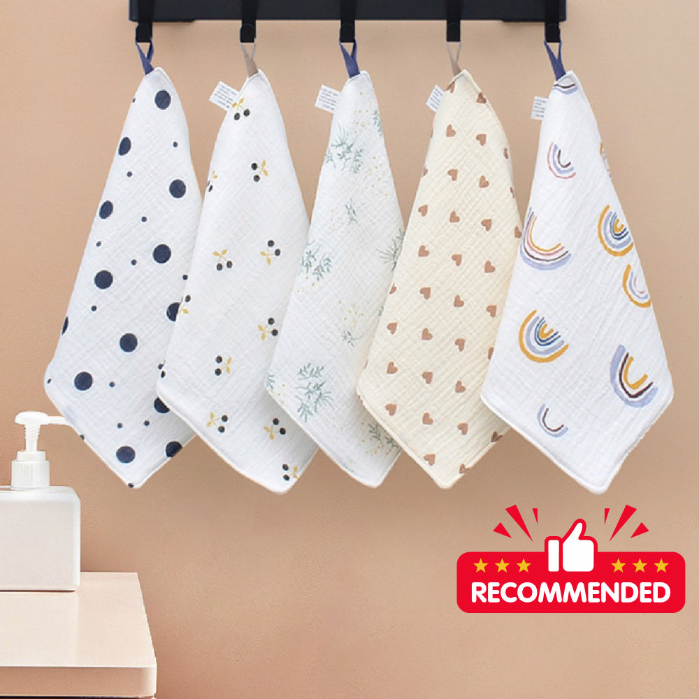 Nemobaby Baby Face Bamboo Washcloths Towel 1pcs per pack