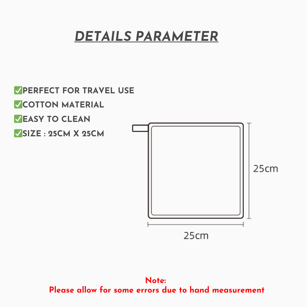 Nemobaby Baby Face Bamboo Washcloths Towel 1pcs per pack