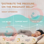 Mums Choice Pregnant Women's Pillows, Waist Protection, Side Sleeping Pillows, Abdominal Support