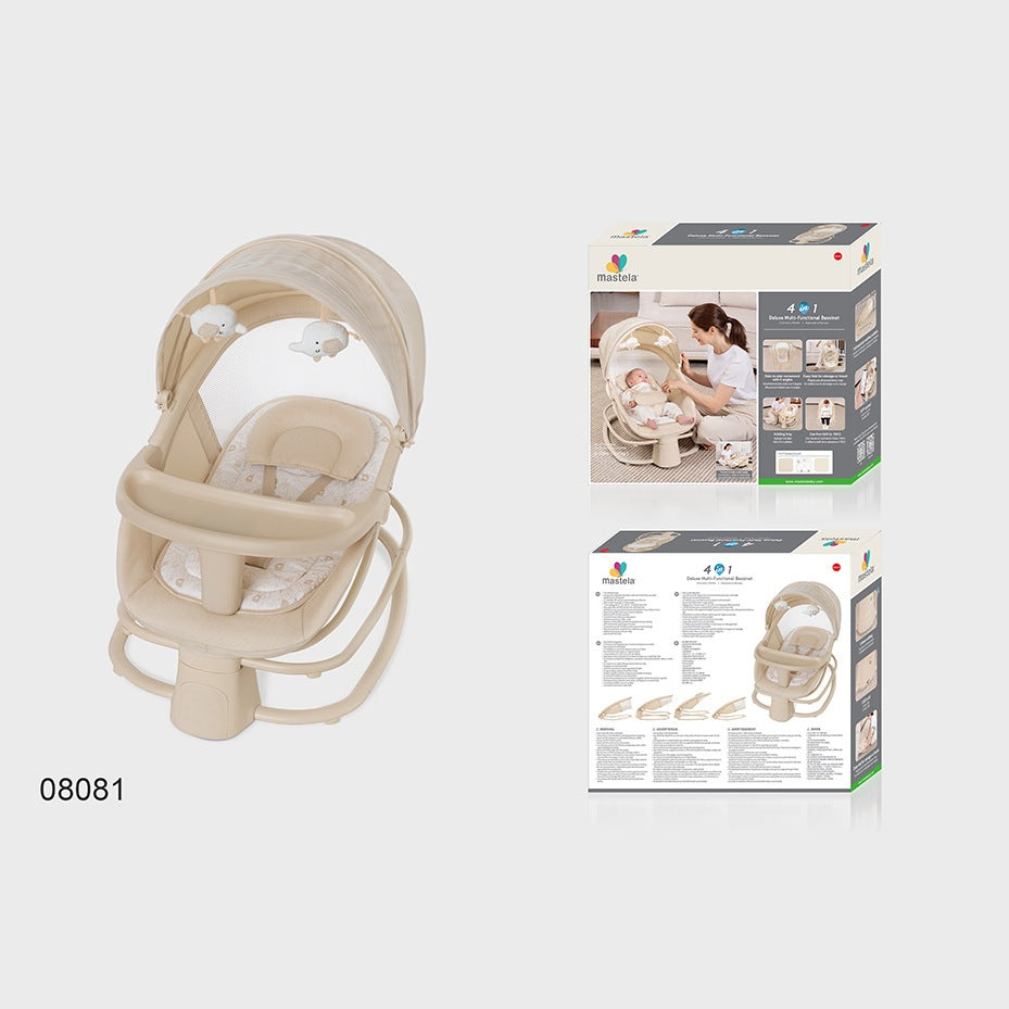 Mastela 4 in 1 Deluxe Multi Functional Baby Auto  Electronic Swing  Bouncer 【Mums Choice 】