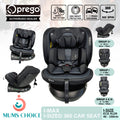 Prego Baby i-Max Car Seat i-Size Certified UN R129 for Newborns until 150cm Height