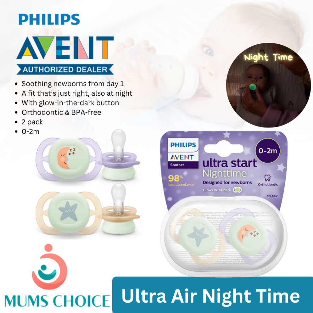 Philips Avent Soother ultra start Nighttime SCF075/07