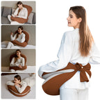 Nemobaby X Baby Watch 6 in 1 Multipurpose Nursing Pillow Wedge Pillow Portable bed(Cooling cover + Micro-Beads Filled)