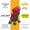 Joie Mirus Baby Stroller (1-Year Warranty)