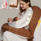 Nemobaby X Baby Watch 6 in 1 Multipurpose Nursing Pillow Wedge Pillow Portable bed(Cooling cover + Micro-Beads Filled)