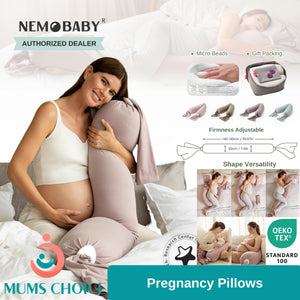 NemoBaby X Baby watch multi-function Pregnancy Pillows nursing pillow Cooling cover material with micro-beads filled in