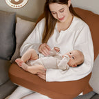 Nemobaby X Baby Watch 6 in 1 Multipurpose Nursing Pillow Wedge Pillow Portable bed(Cooling cover + Micro-Beads Filled)