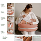 Nemobaby X Baby Watch 6 in 1 Multipurpose Nursing Pillow Wedge Pillow Portable bed(Cooling cover + Micro-Beads Filled)