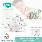 Koala Living 100% Pure Combed Cotton Children Pillow With replacement Cover