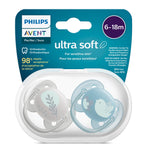 Philips Avent ultra soft Pacifier 0-6m / 6-18M+ (baby’s sensitive skin)