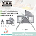 Prego Baby Luna Foldable Baby Bassinet With Mosquito Net