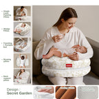 Nemobaby X Baby Watch 6 in 1 Multipurpose Nursing Pillow Wedge Pillow Portable bed(Cooling cover + Micro-Beads Filled)