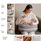Nemobaby X Baby Watch 6 in 1 Multipurpose Nursing Pillow Wedge Pillow Portable bed(Cooling cover + Micro-Beads Filled)