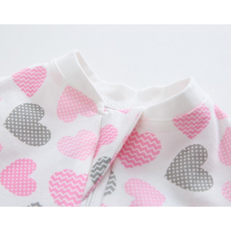 Mums Choice Newborn Baby Cotton Zip Sleeping Bag / Baby Swaddle