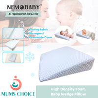 Nemobaby Wedge Pillow with Cooling Waterproof Cover