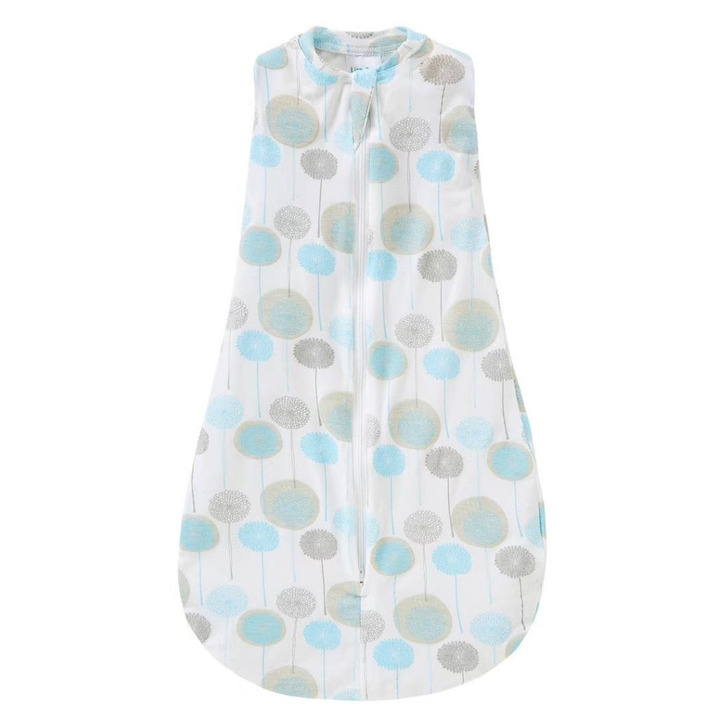 Mums Choice Newborn Baby Cotton Zip Sleeping Bag / Baby Swaddle