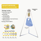 Mums Choice x Ayoto Premium Strong Tripod Baby Travel Cradle