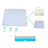 Nemobaby Wedge Pillow with Cooling Waterproof Cover