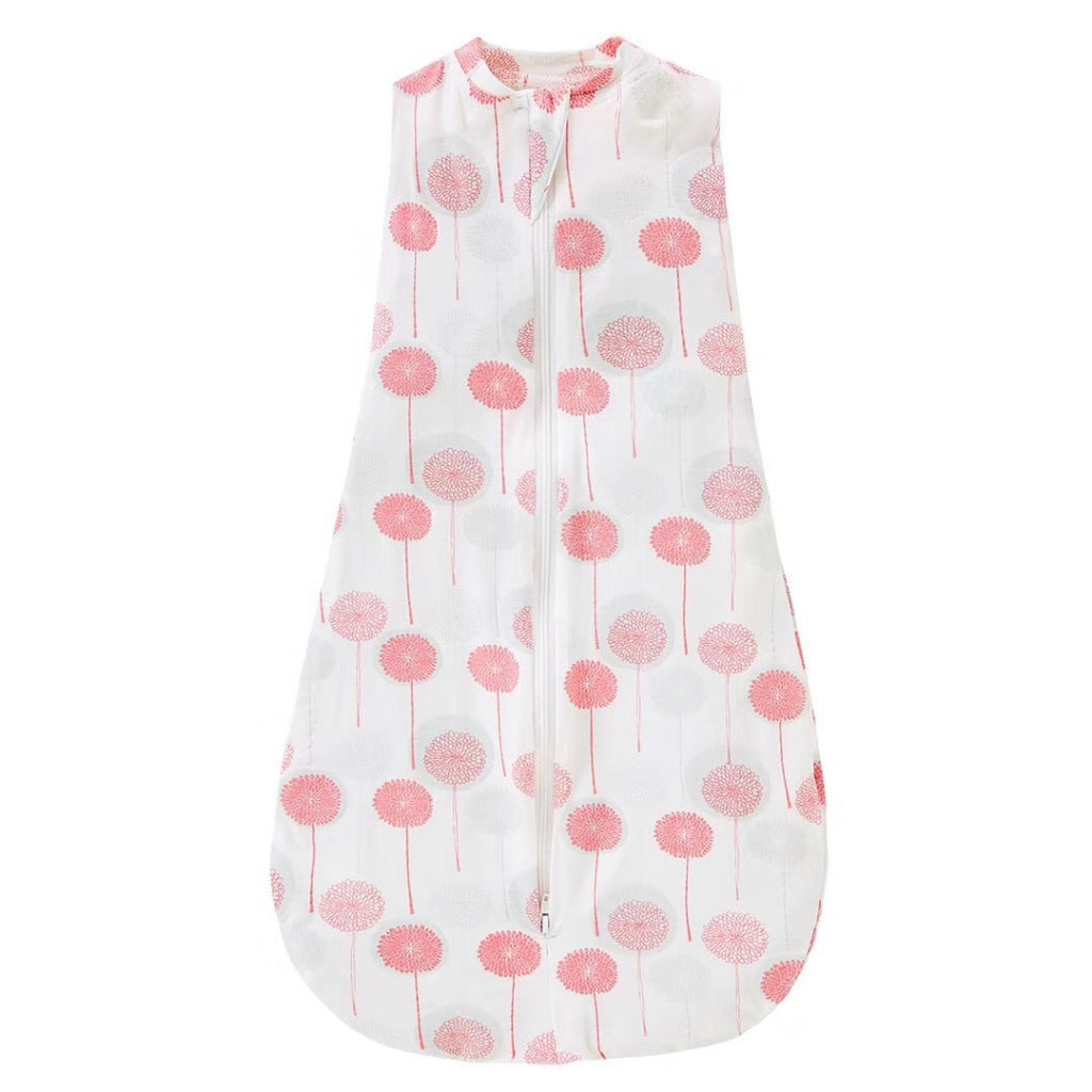 Mums Choice Newborn Baby Cotton Zip Sleeping Bag / Baby Swaddle