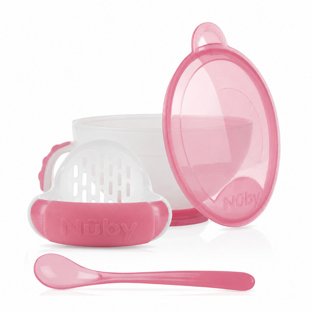 Nuby Garden Fresh Mash N Feed with Spoon Bowl Single Pack
