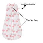 Mums Choice Newborn Baby Cotton Zip Sleeping Bag / Baby Swaddle