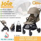 Joie Parcel LX Signature 3in1 Lightweight Compact Stroller (birth to 22 kg)