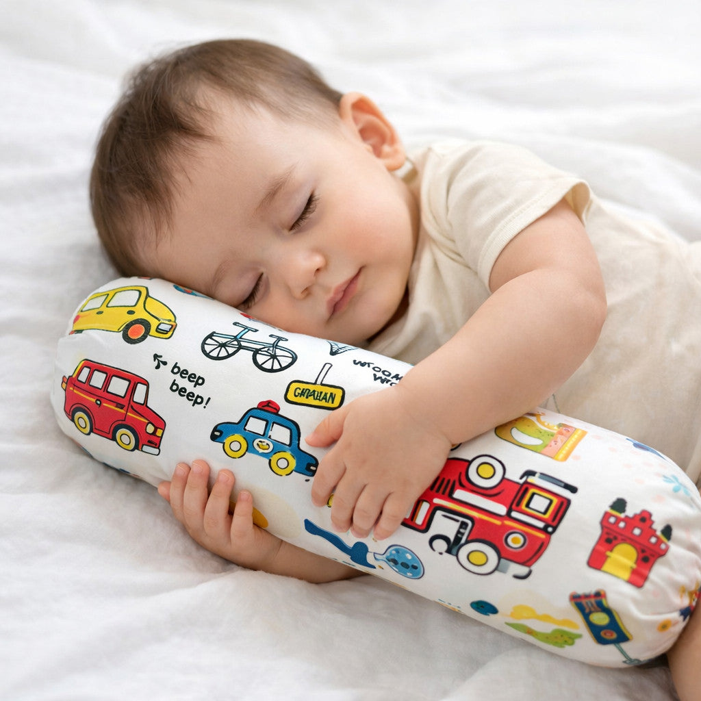 Koala Living 100% Pure Combed  Cotton Toddler Bolster With replacement Cover