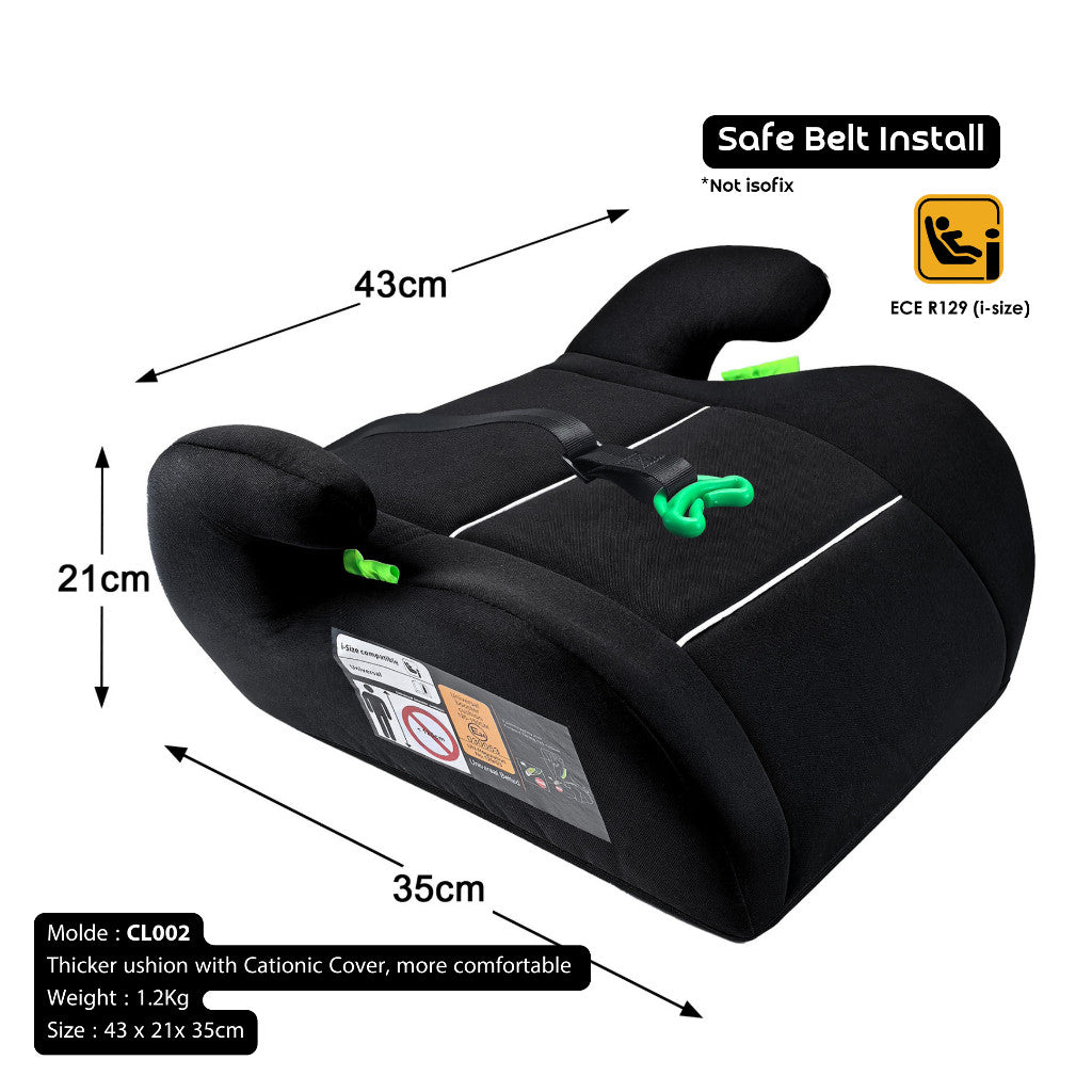 Mums Choice children  isofix car seat booster seat ECE R129 (125~150cm)