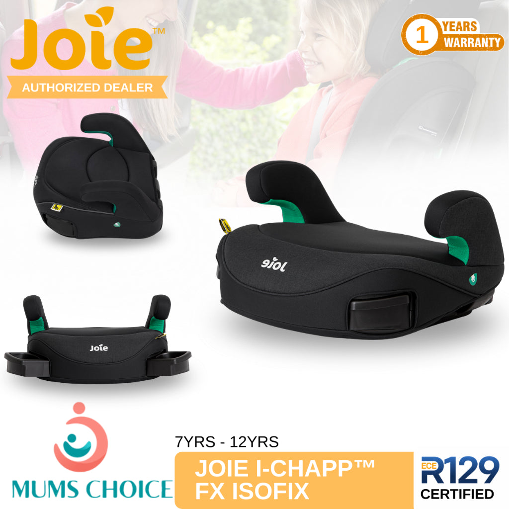Joie i-Chapp FX ISOFIX backless booster seat (approx. 7 to 12 years) (1 Year Warranty)