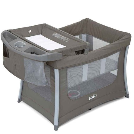 Joie Illusion™ Travel Cot  Baby Playpen-Nickel