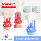 Misuta Baby Bottle Cleaning Brush Set with Storage Container Travel Kit