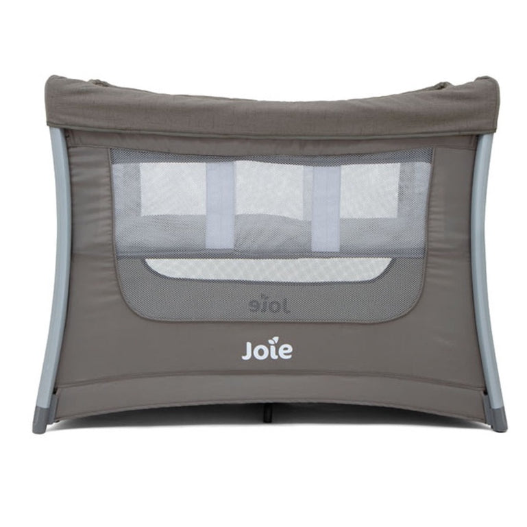 Joie Illusion™ Travel Cot  Baby Playpen-Nickel