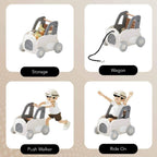 Prego Baby Push n Pull Walker 4 In 1 Walker Wagon Trolley For Kid