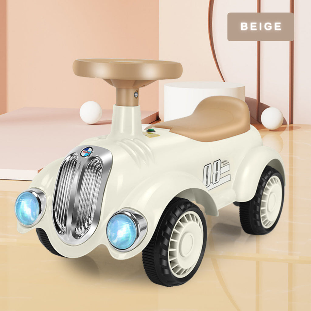 Easy Choice Kids Balancing Ride-On Car Vintage Design Brithday Toys