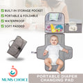 Mums Choice Waterproof Baby Diaper Bag with Changing Station Portable Large Capacity Mommy Bag