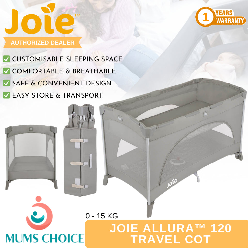 Joie Allura™ 120 Travel Cot / Baby Playpen / Cot